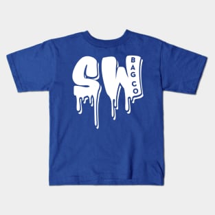 White SW logo Kids T-Shirt